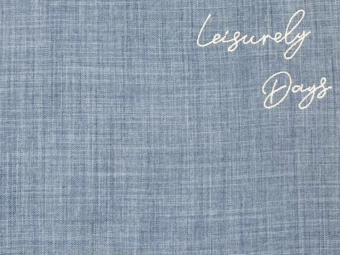 ポリエステル刺繡エプロン