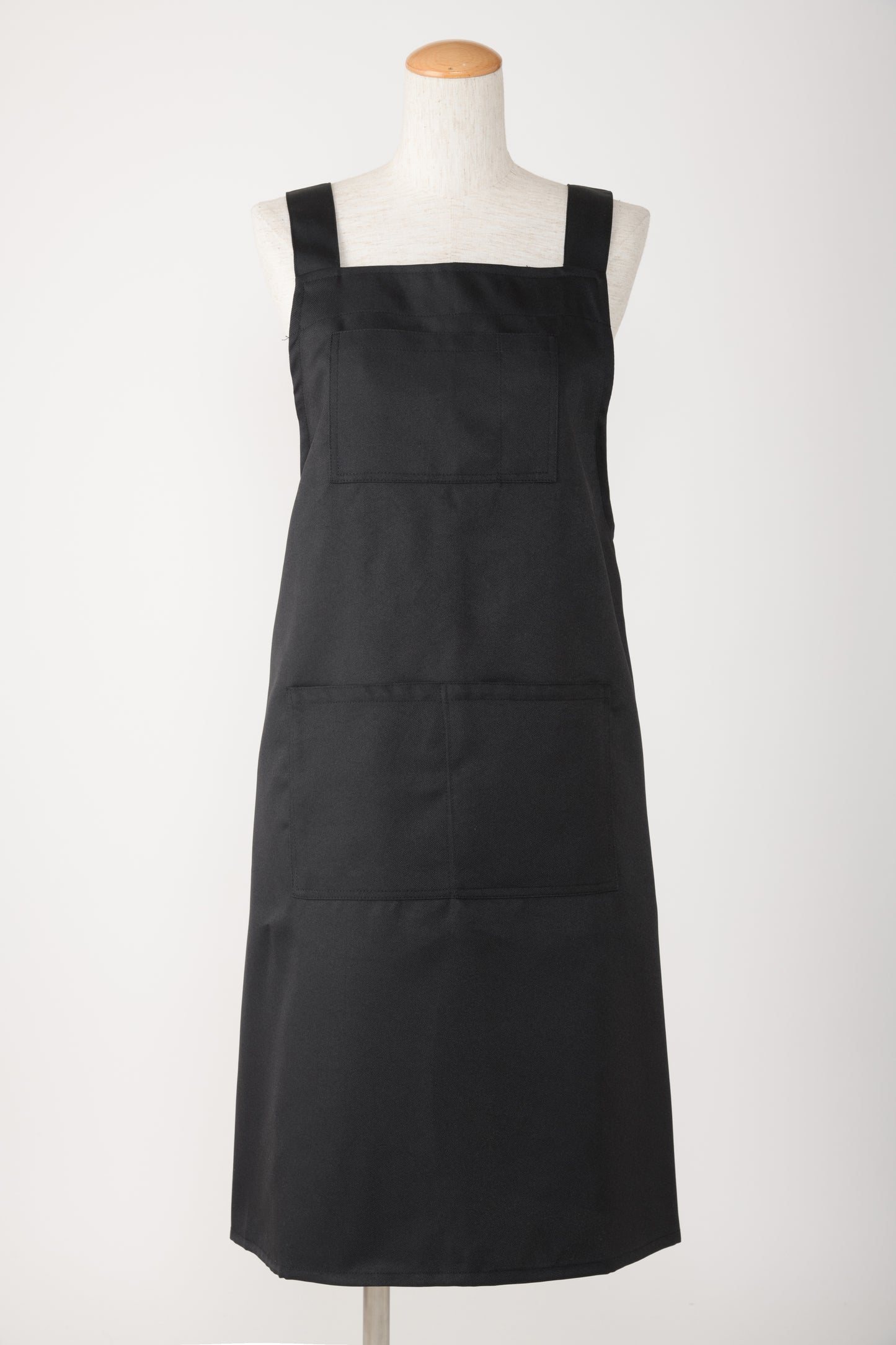 【撥水 撥油 防汚加工】肩紐クロス男女兼用エプロン K85-5