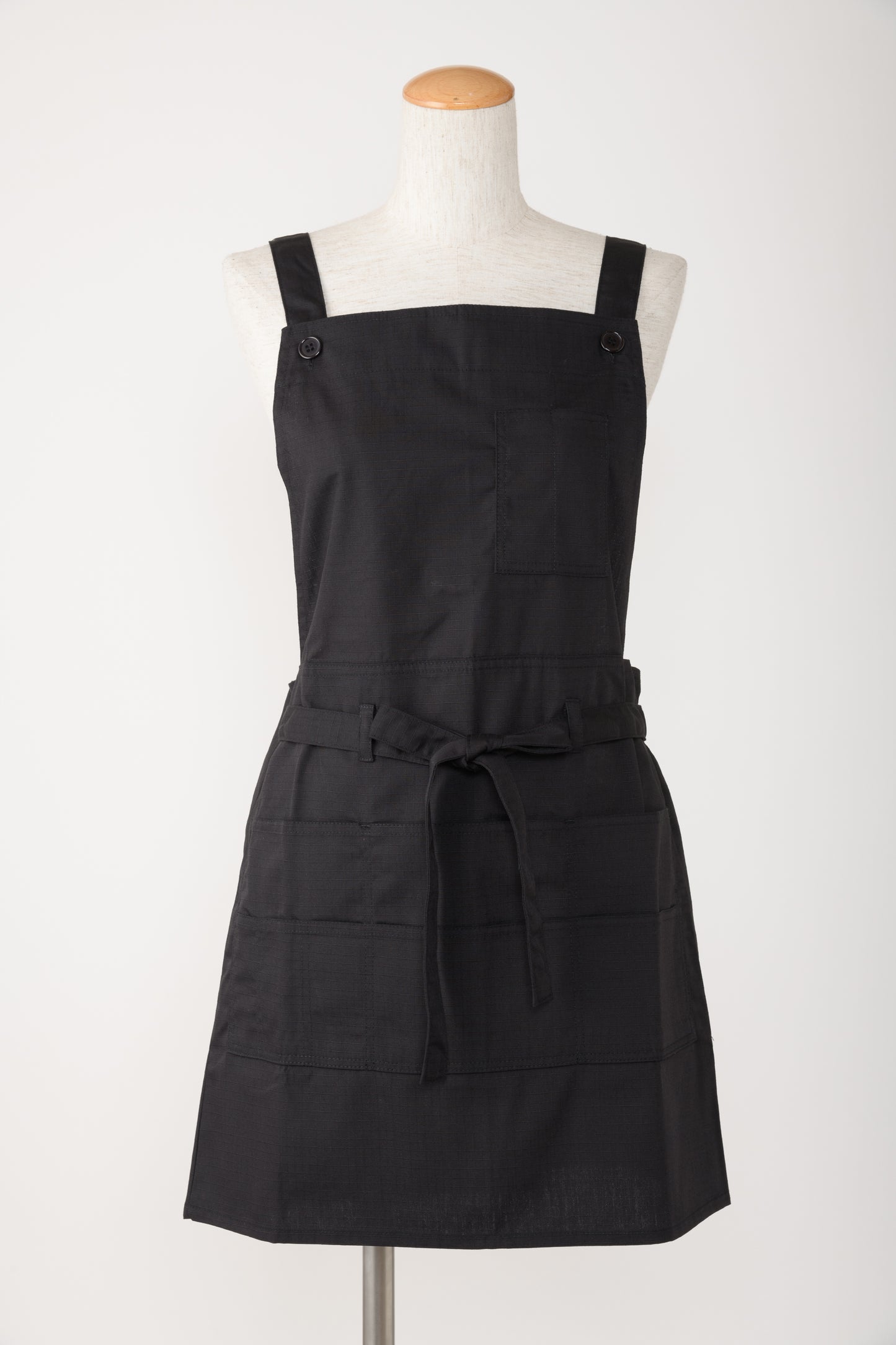 リップストップ前結びショート丈エプロン R2-4