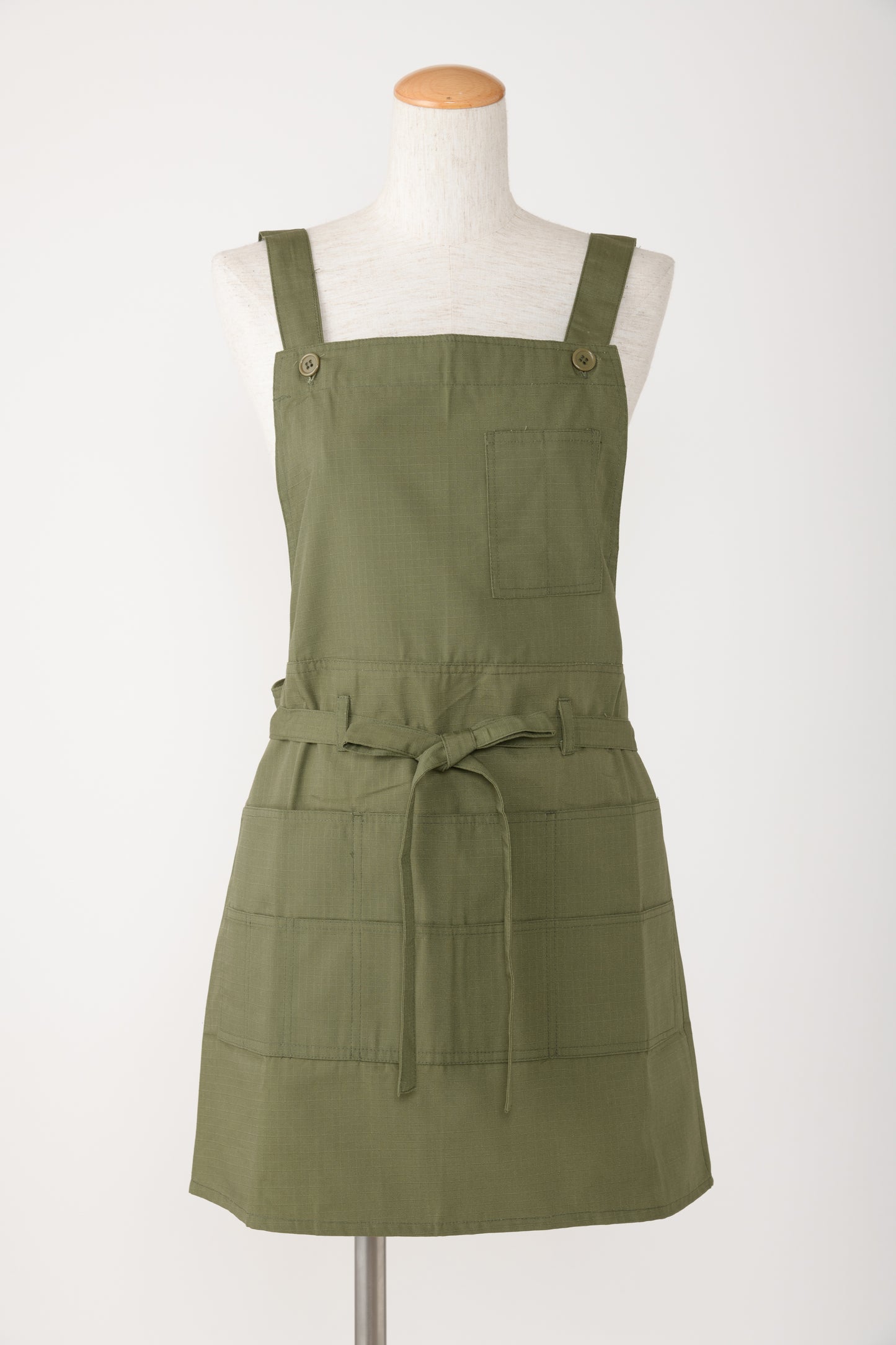 リップストップ前結びショート丈エプロン R2-4
