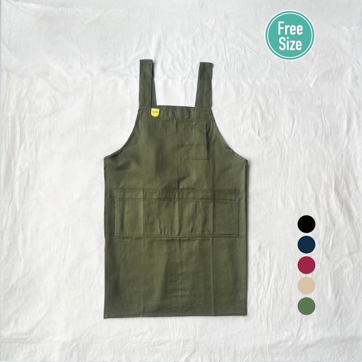 ツイルビックサイズエプロン LL~3L T1-11