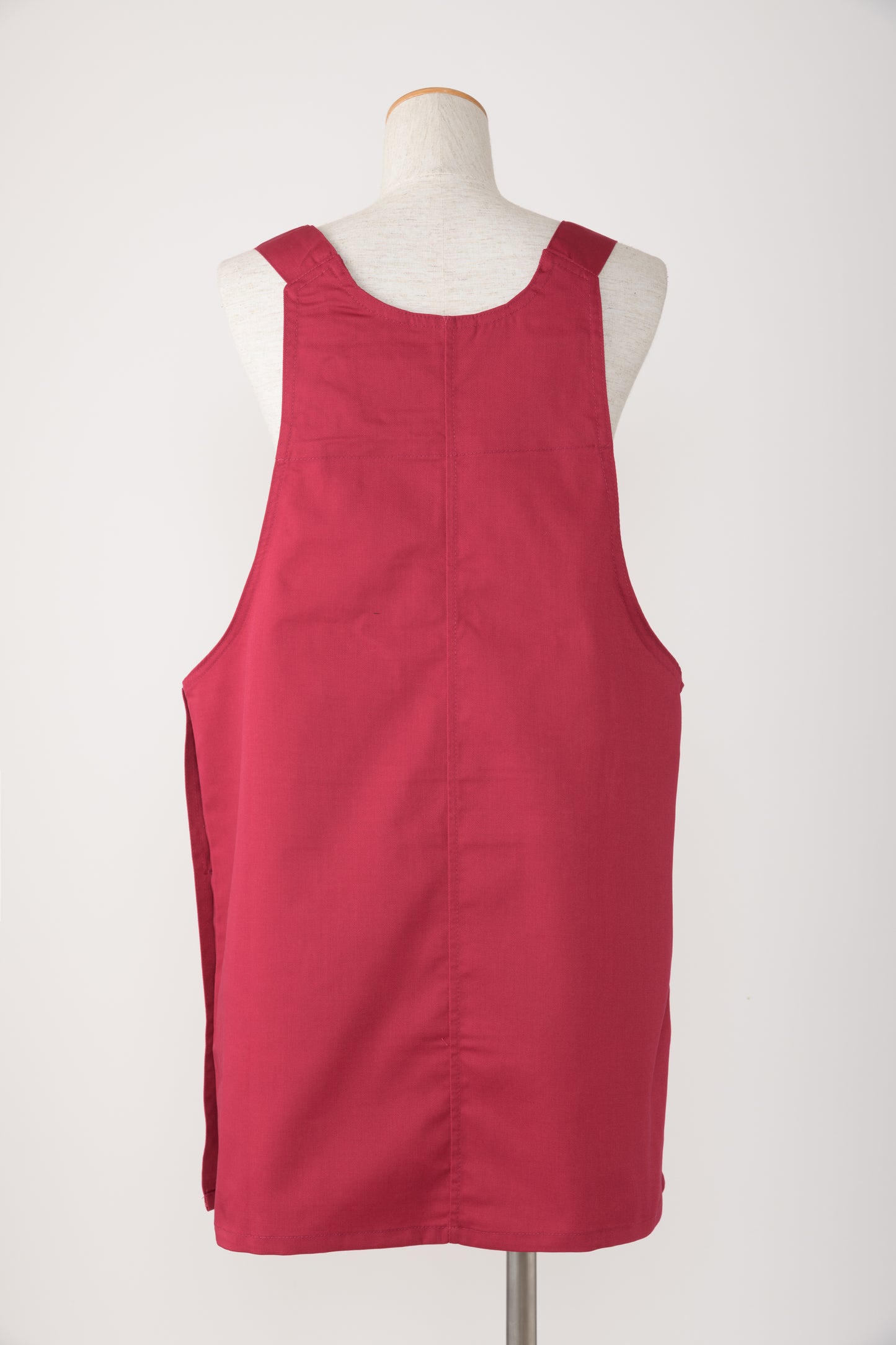 ツイル横ボタンエプロン T1-13