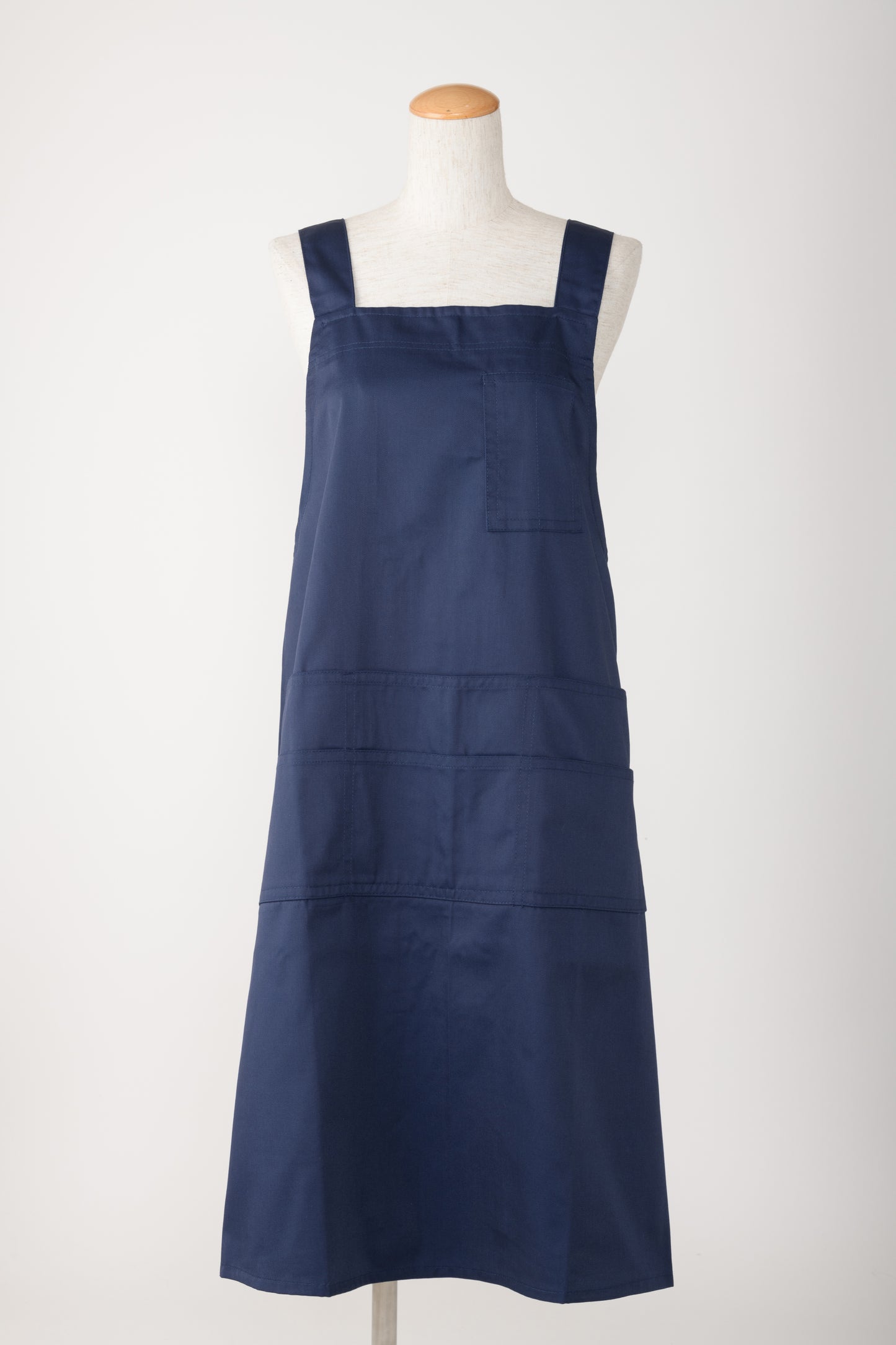 ツイルレギュラー丈エプロン(6ヶポケット) T1-3