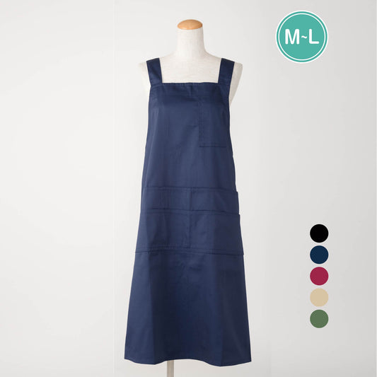 ツイルレギュラー丈エプロン(6ヶポケット)  T1-3