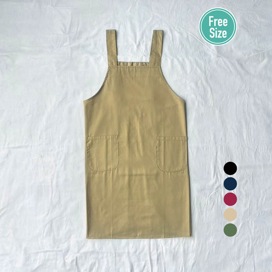 ツイルレギュラー丈エプロン(2ヶポケット)  T1-5