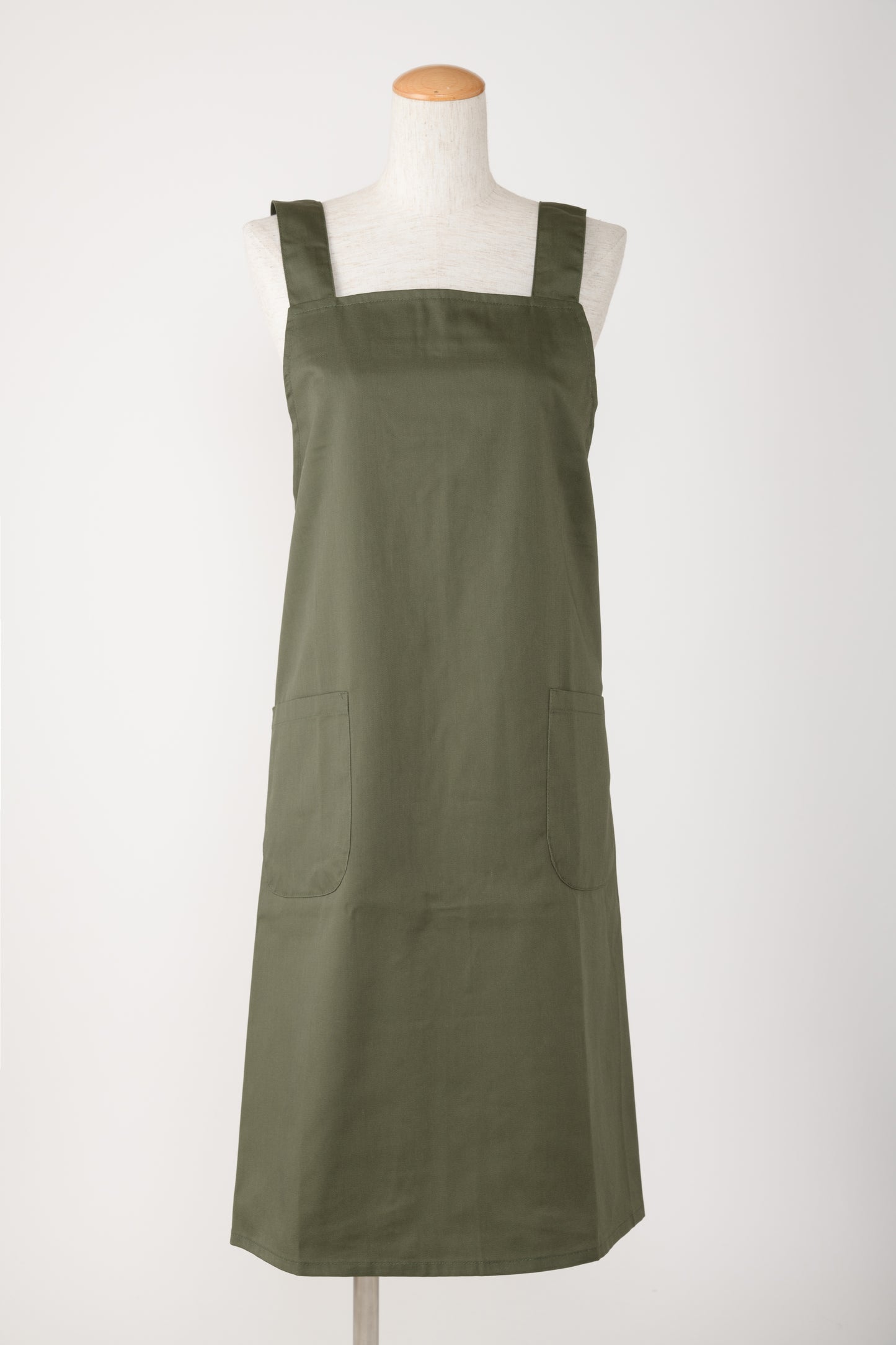 ツイルレギュラー丈エプロン(2ヶポケット) T1-5