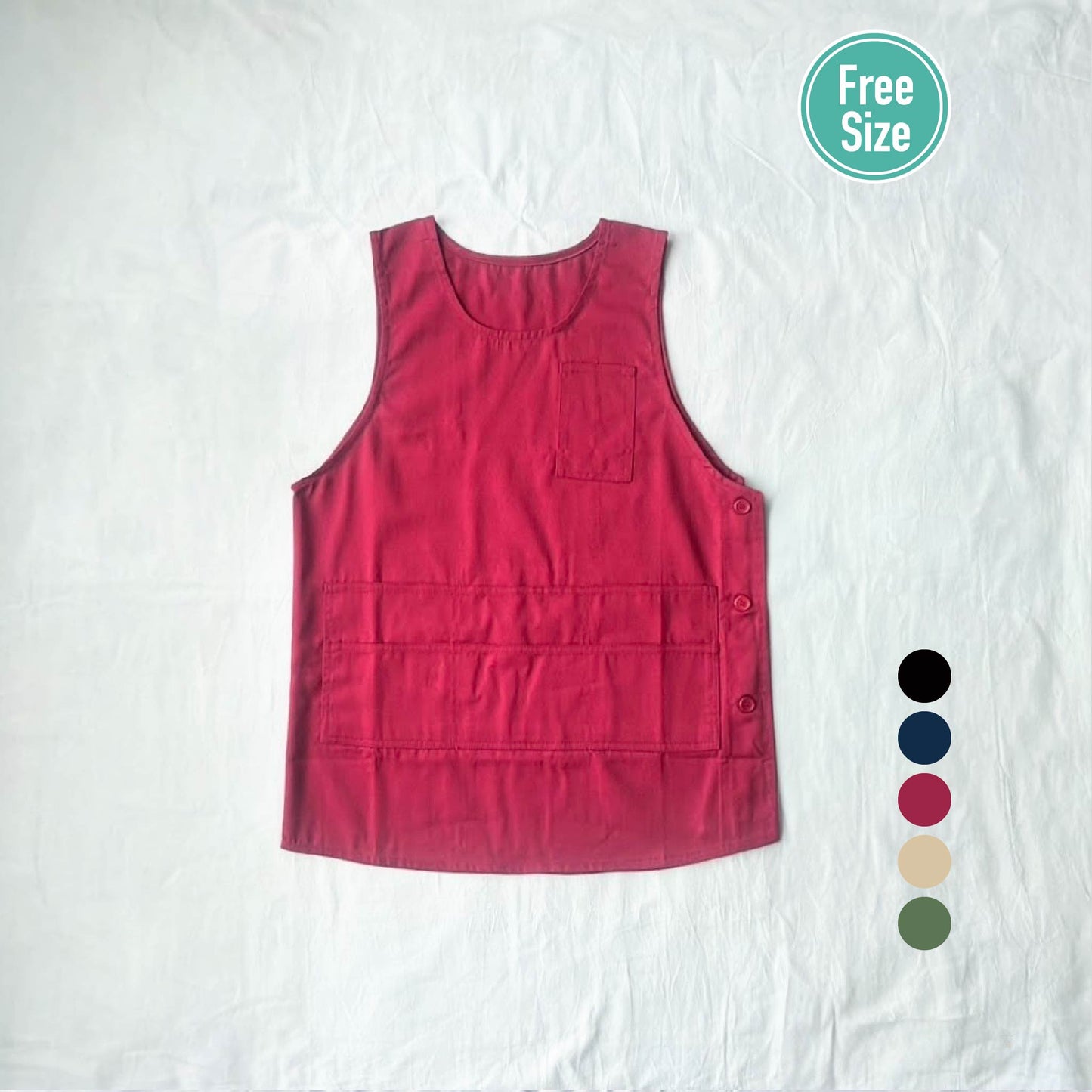 ツイルタブリエエプロン LL T1-10