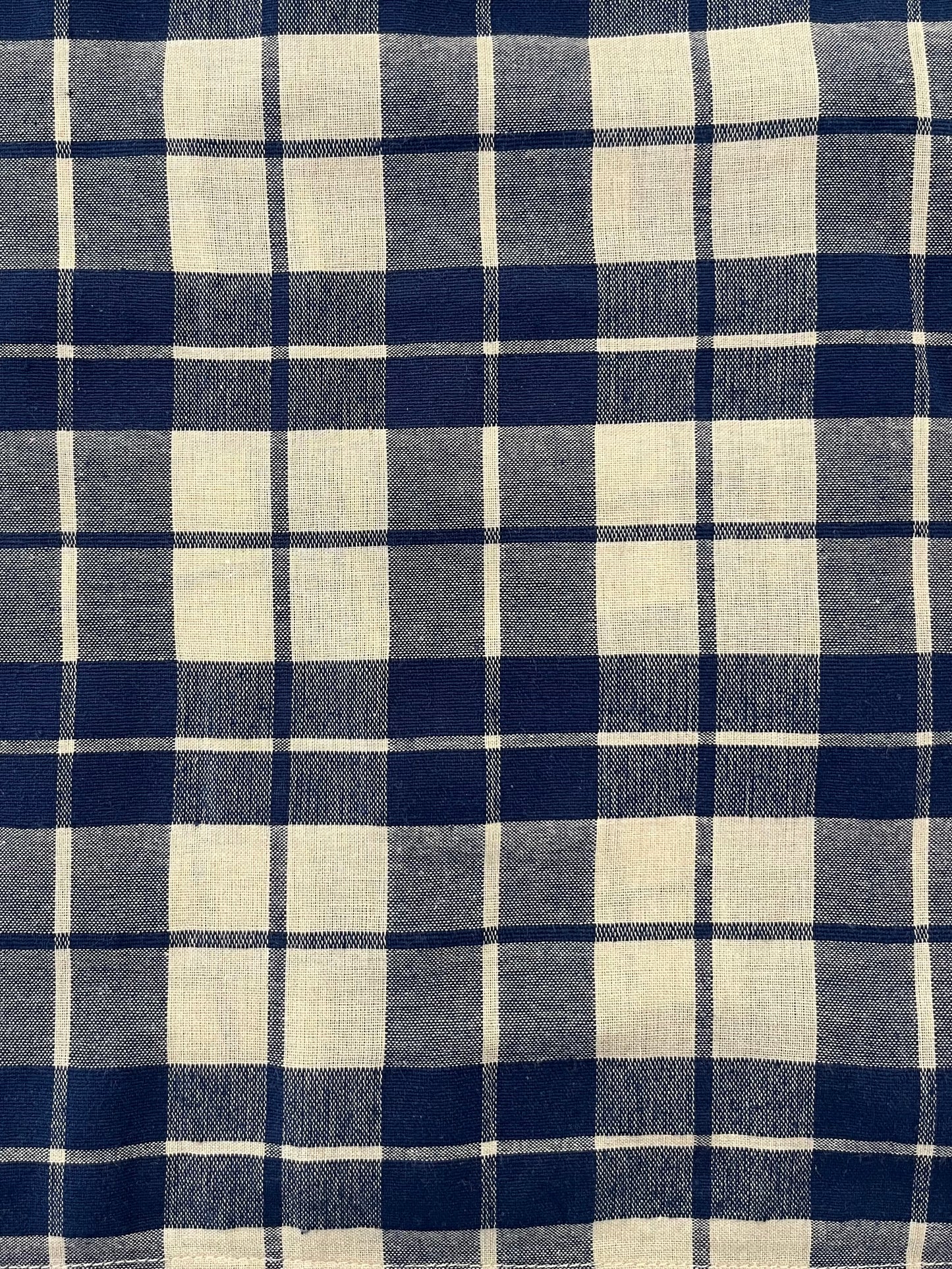 格子ロングエプロン