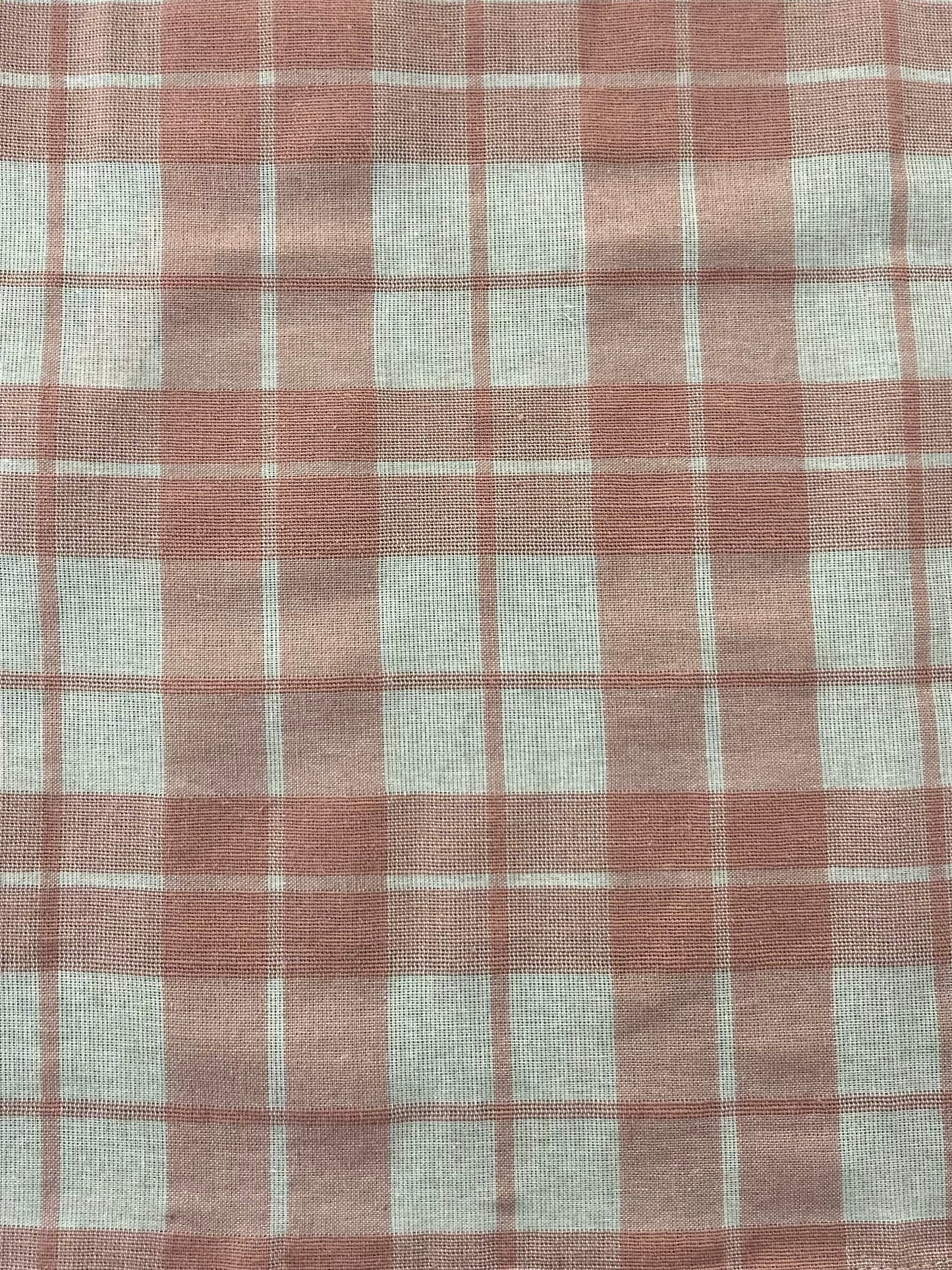 格子ロングエプロン