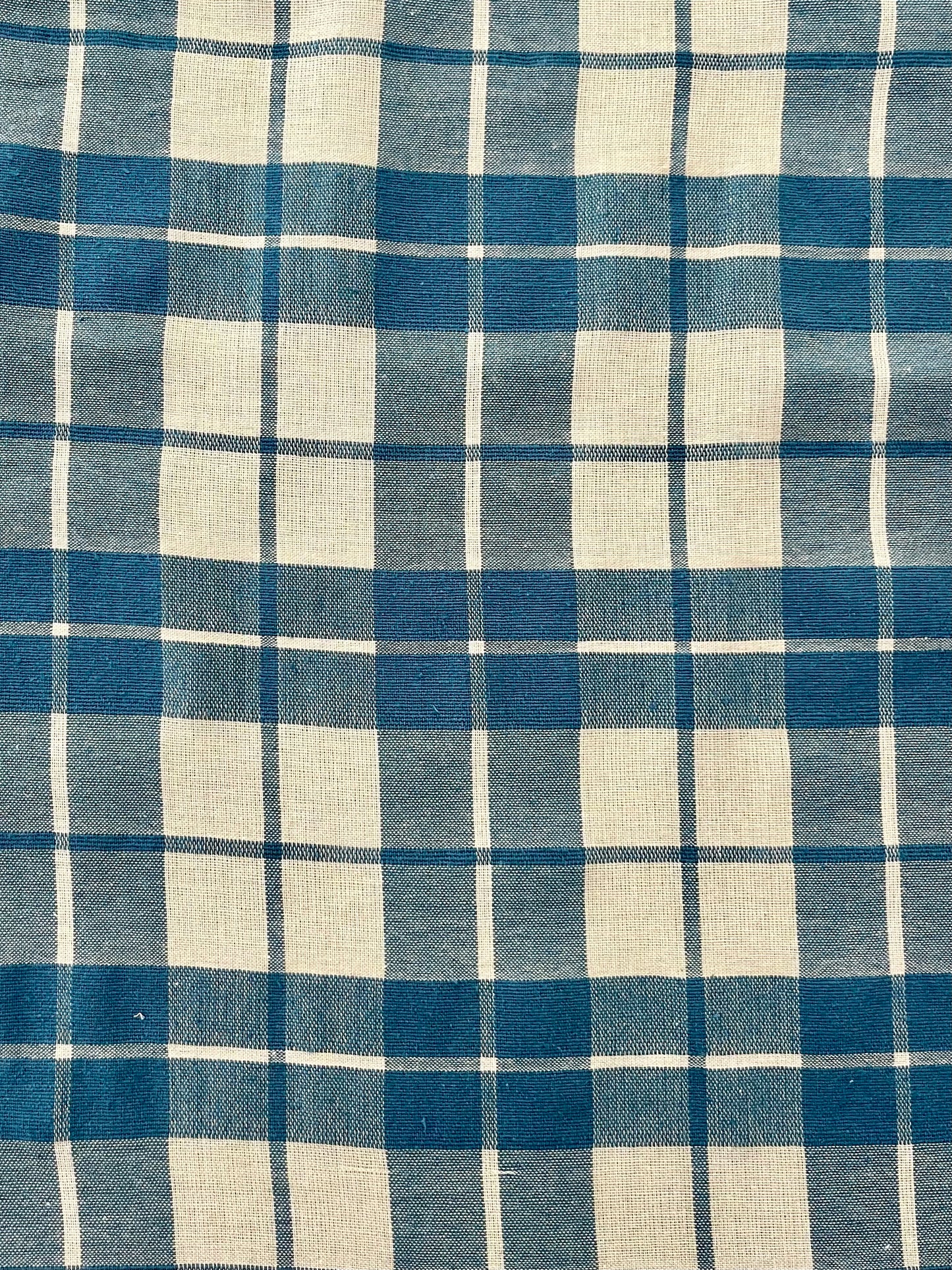 格子ロングエプロン