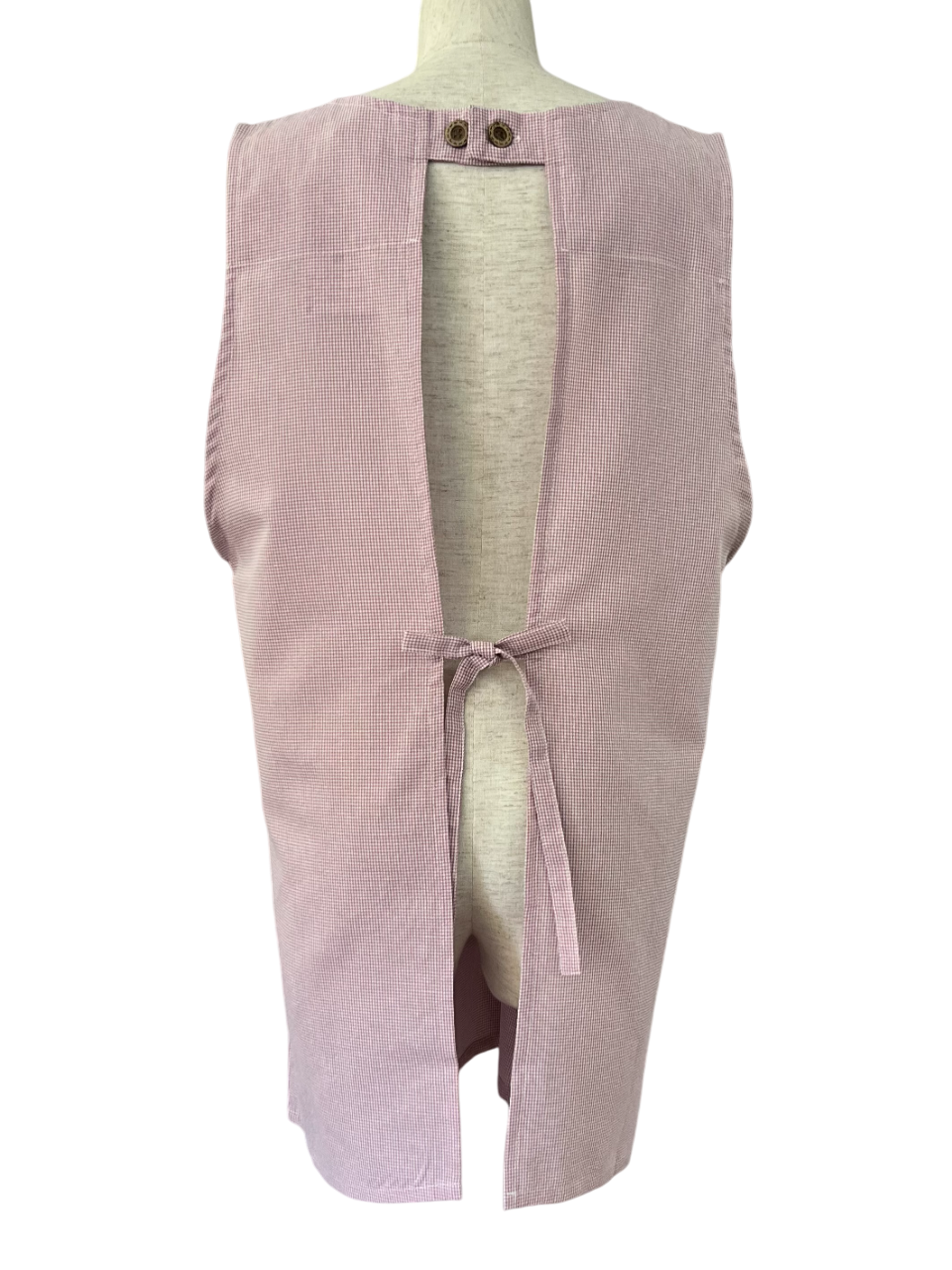 ネックレス刺繡エプロン