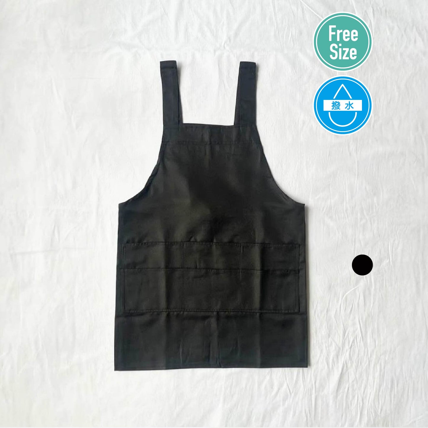 ポリエステルショート丈エプロン P4-1